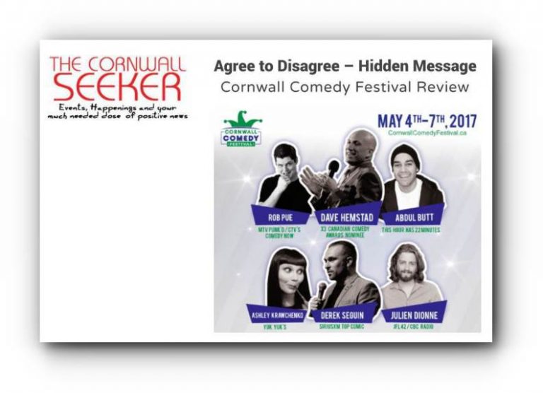 The Cornwall Seeker: Agree to Disagree – Hidden Message